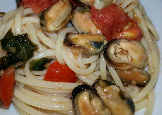 Spaghetti con cozze