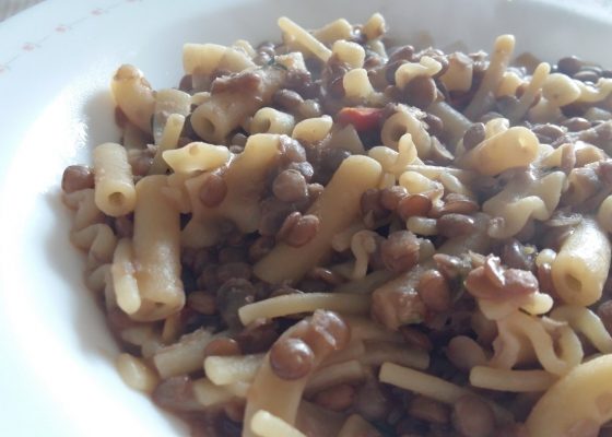 Pasta e lenticchie