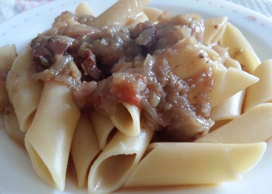 Penne candela alla genovese