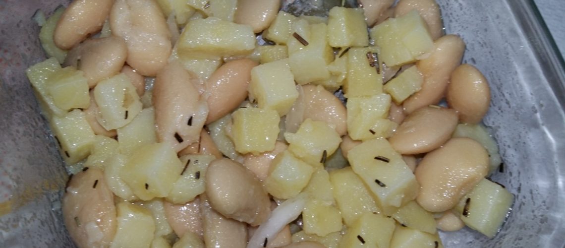 Patate e fagioli all’insalata