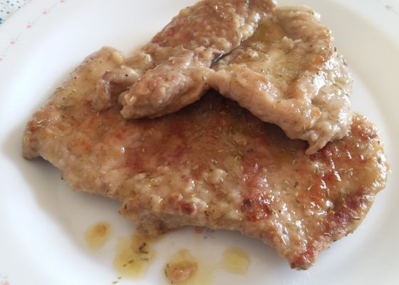 Scaloppine di tacchino al rosmarino