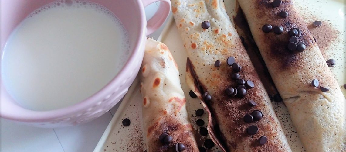 Crepes nutella e nesquik