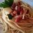 Spaghetti aglio olio e pancetta