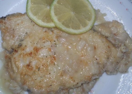 Scaloppine di pesce spada al vino bianco