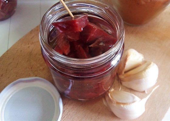 Bresaola sott’olio