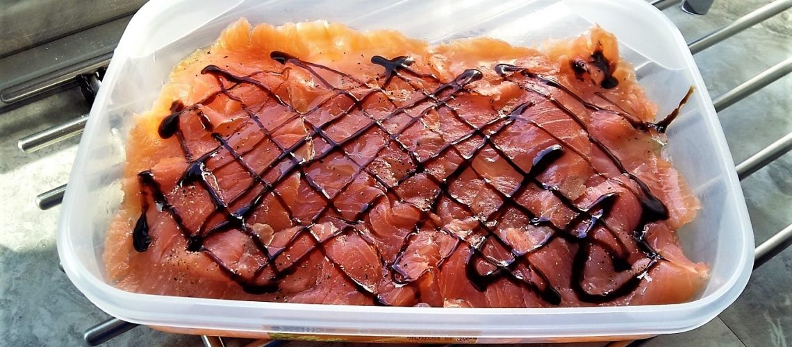 Salmone affumicato all’aceto balsamico