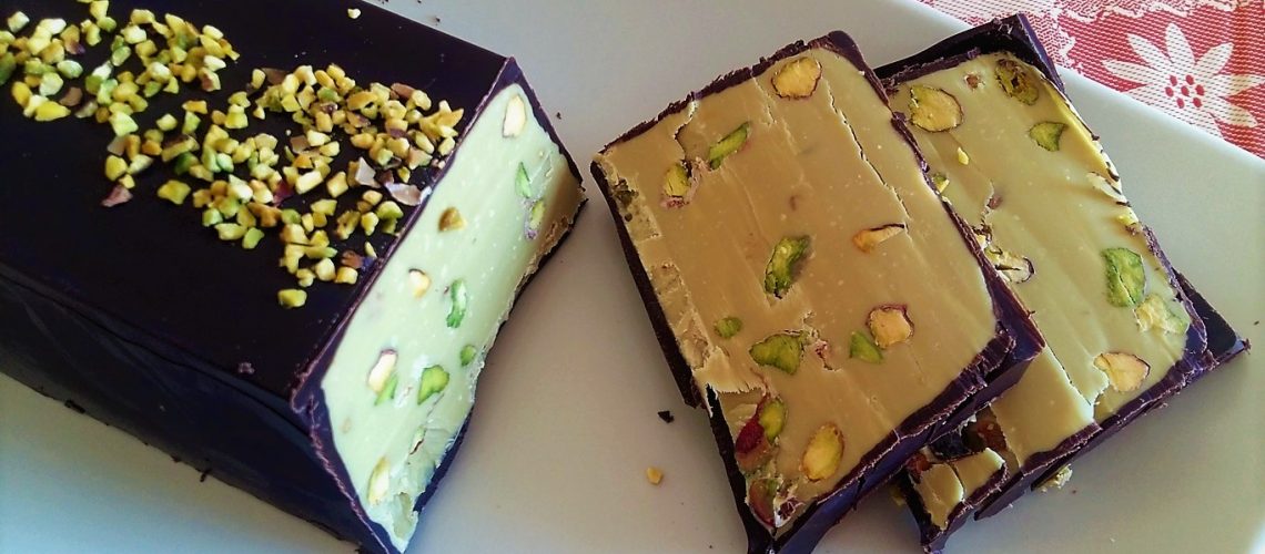 Torrone morbido al pistacchio