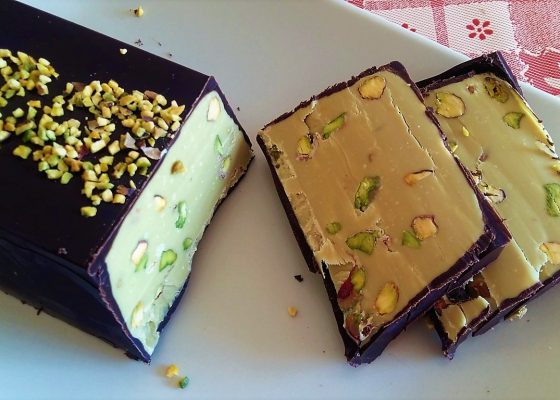 Torrone morbido al pistacchio