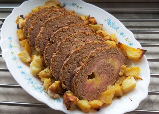 Polpettone al forno con patate