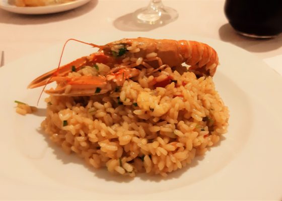 Risotto agli scampi